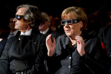 Berlin  Deutschland  Wim Wenders  Regisseur  und Angela Merkel (CDU)  Bundeskanzlerin