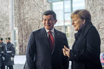 Davutoglu + Merkel