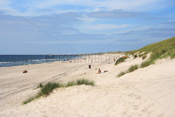 Daenemark  Duene und Strand