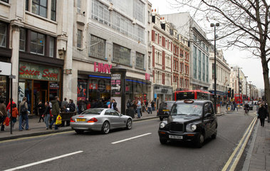 London - Blick in die Oxford Street