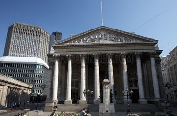 London - London Stock Exchange und Royal Exchange