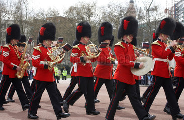 London - Zeremoniell des Wachwechsels am Buckingham Palace