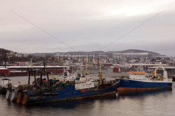 Der Hafen von Kirkenes (Norwegen)