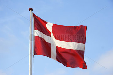 Daenische Nationalflagge -Dannebrog-
