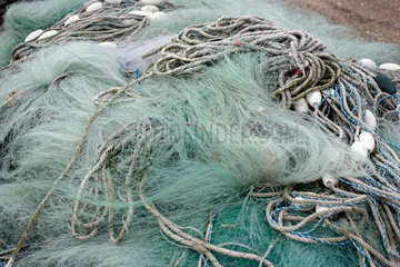 Daenemark  Seile und Fischernetze