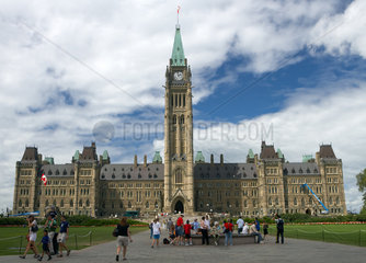 Ottawa - Das Parlamentsgebaeude am Parliament Hill