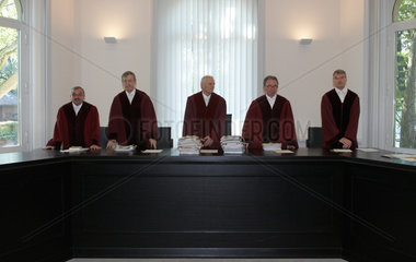Karlsruhe - Die Richter des 1. Zivil-Senats am Bundesgerichtshofs