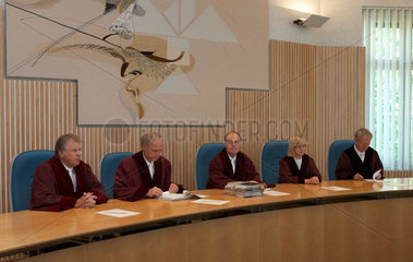 Karlsruhe - Die Richter des 7. Zivil-Senates am Bundesgerichtshofs