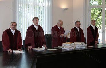 Karlsruhe - Die Richter des 1. Zivil-Senats am Bundesgerichtshofs