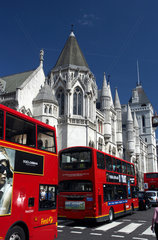 London - Aussenanicht der Royal Courts of Justice