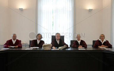 Karlsruhe - Die Richter des 2. Senates am Bundesgerichtshofs