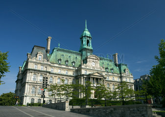 Montreal - Das historische Gebaeude der City Hall in der Altstadt