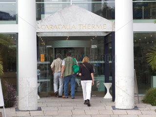 Baden-Baden  Eingang der Caracalla Therme