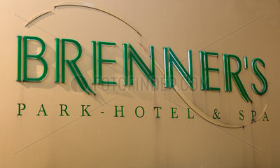 Baden-Baden  Schriftzug des Brenner's Park Hotel
