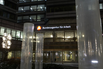 Nuernberg - Das Gebaeude der Bundesagentur fuer Arbeit