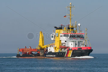 Ein Schiff der Kuestenwache auf der Ostsee