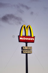 Logo eines McDonald's Restaurants