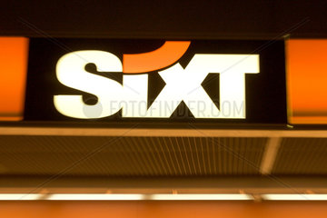 Stuttgart  Logo der Autovermietung Sixt