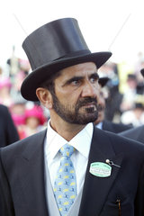 Royal Ascot  Sheikh Mohammed bin Rashid al Maktoum im Portrait