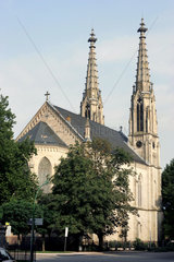 Baden-Baden  die Evangelische Stadtkirche in der Innenstadt