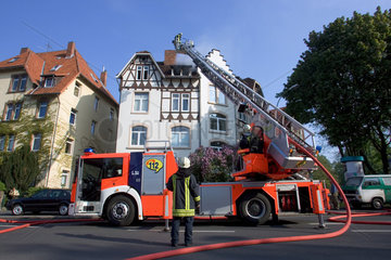 Goettingen  Feuerwehreinsatz