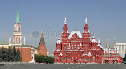 Moskau  Blick auf das Historische Museum