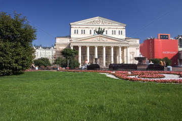 Moskau  Blick auf das Bolschoj Theater