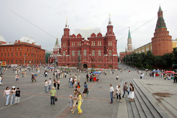 Moskau  Ansicht des Roten Platzes