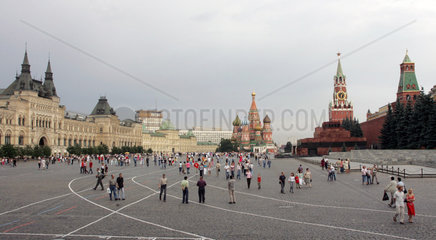 Moskau - Ansicht des Roten Platzes