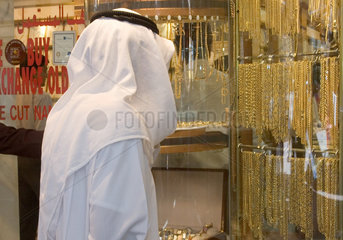 Dubai  der Gold Souq im Zentrum der Altstadt