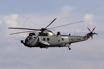 Heiligendamm  Hubschrauber der Marine in der Luft