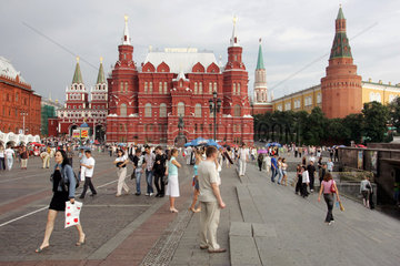 Moskau - Das historische Museum auf dem Roten Platz