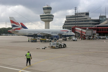 Berlin  eine Maschine der British Airways am Flughafen Berlin-Tegel Otto Lilienthal