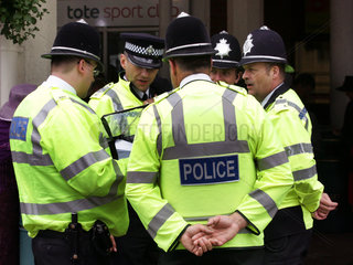 York  eine Gruppe Polizisten