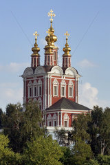 Moskau  Blick auf den Turm des Neuen Jungfrauenklosters