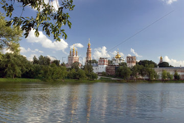 Moskau  Blick auf das Neue Jungfrauenkloster