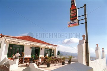 Artenara  Gran Canaria  Spanien  Cafe im Gebirge