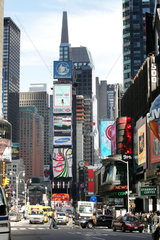 New York  Blick auf den Times Square