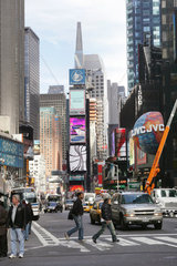New York  Blick auf den Times Square