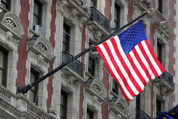 Symbolfoto  Nationalflagge der USA