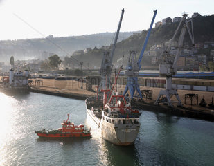 Trabzon  die Hafenanlage