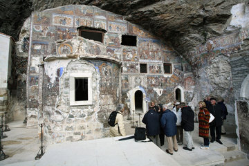 Trabzon  Innenansicht des Kloster von Sumela