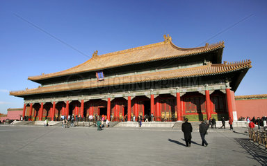 Peking  die Halle der Vollkommenen Harmonie in der Verbotenen Stadt
