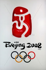 Peking  Logo der Olympischen Sommerspiele 2008