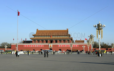 Peking  das Tor des Himmlischen Friedens