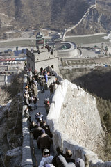 Peking  die Grosse Mauer bei Mutianyu