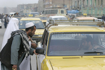 Strassenverkehr im Centrum von Kabul
