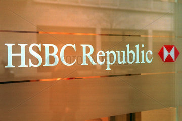 Logo der HSBC Republic Bank in der Schweiz