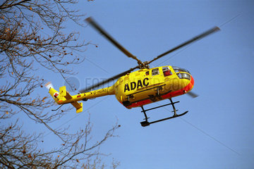 Der ADAC Hubschrauber im Einsatz