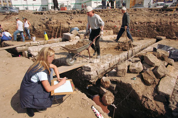Ausgrabungen in der Dresdner Innenstadt